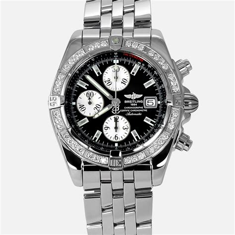 breitling chronomat evolution a13356 replica|breitling a13356 diamond bezel.